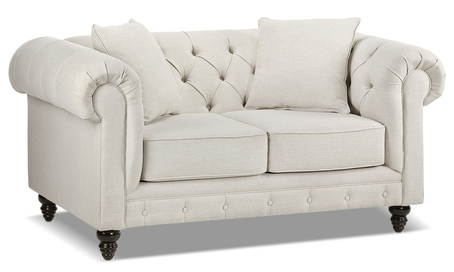 Nubia Loveseat - Pearl