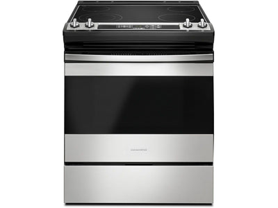 Amana Black-on-Stainless Steel Slide-In Electric Range (4.8 Cu. Ft.) - YAES6603SFS