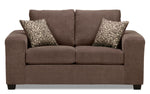 Fava Sofa and Loveseat Set - Light Brown
