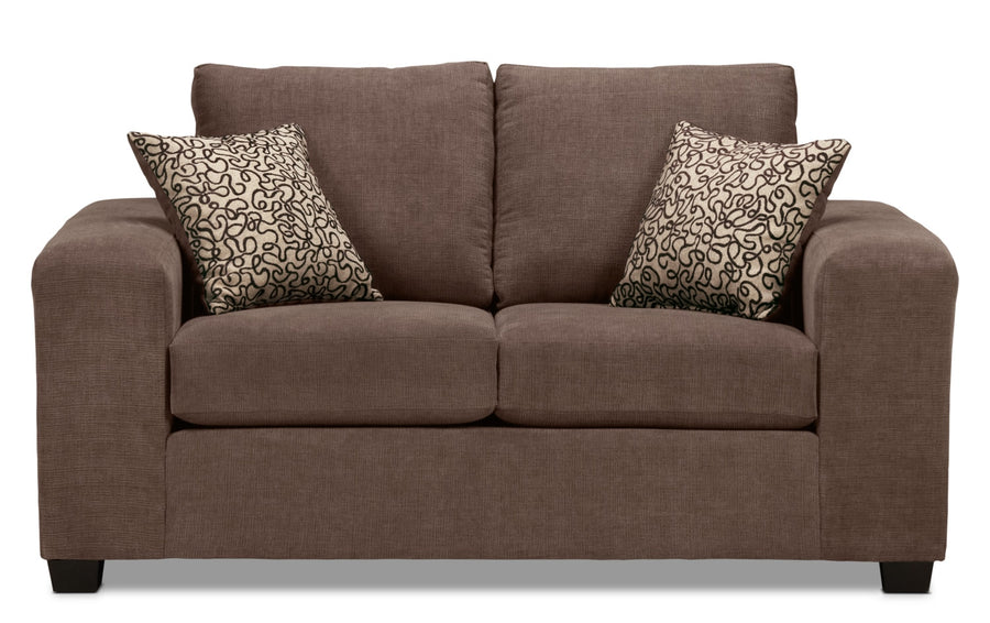 Fava Loveseat - Light Brown