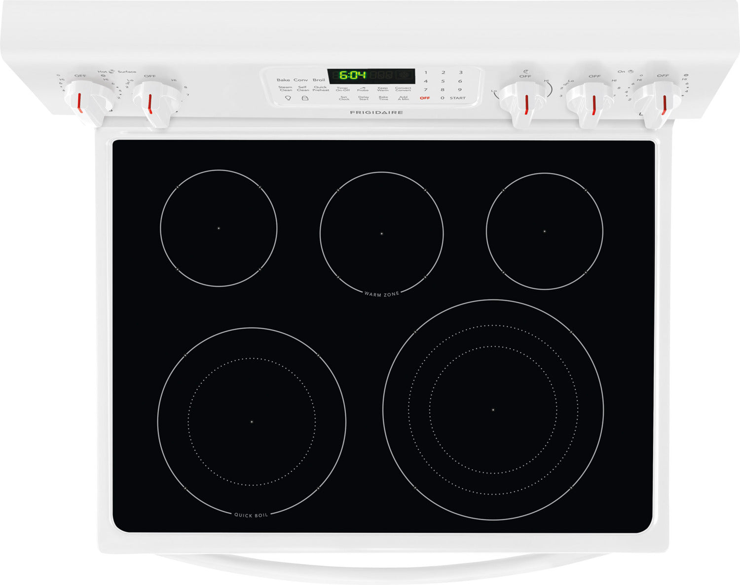 Frigidaire Gallery White Freestanding Electric True Convection Range (5.7 Cu. Ft.) - CGEF3059TW