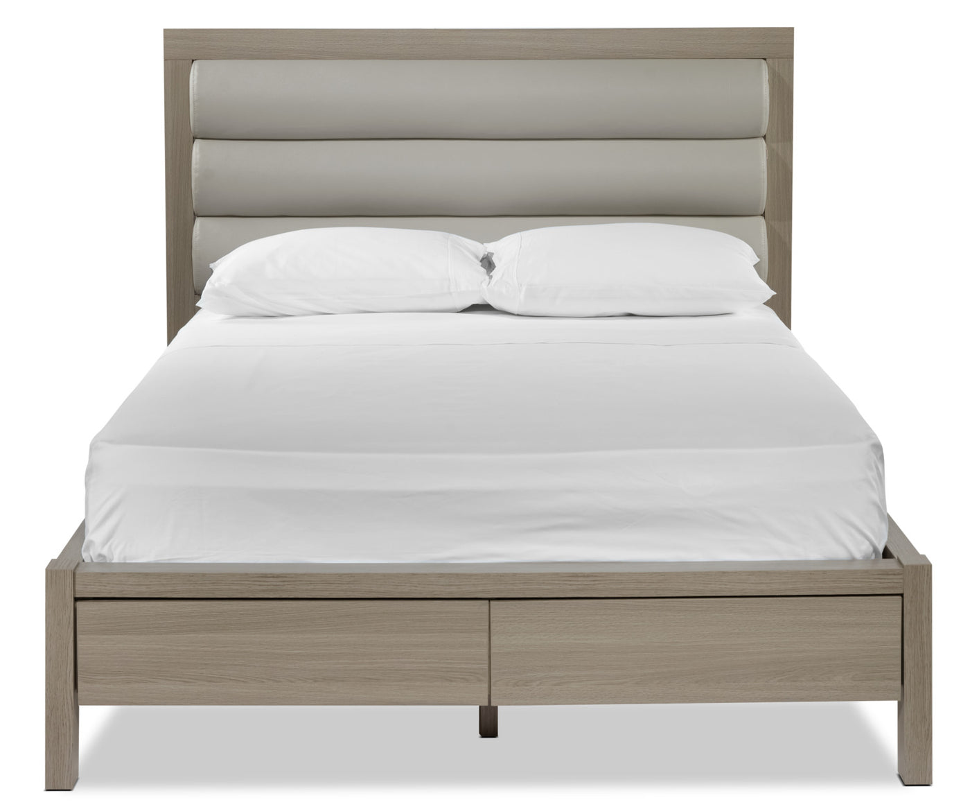 Bay Hill 3-Piece Queen Storage Bed - Grey
