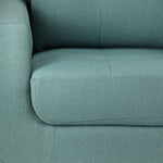 Julian Sofa and Loveseat Set - Teal
