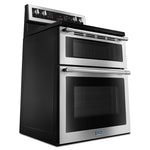 Maytag Stainless Steel Freestanding Electric Double Oven Range (6.7 Cu. Ft.) - YMET8800FZ