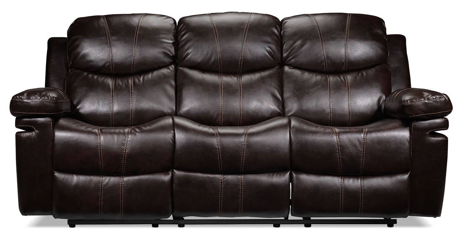 Barcelona Reclining Sofa - Brown