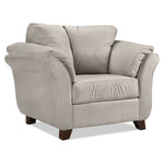 Collier Sofa, Loveseat and Chair Set - Light Grey