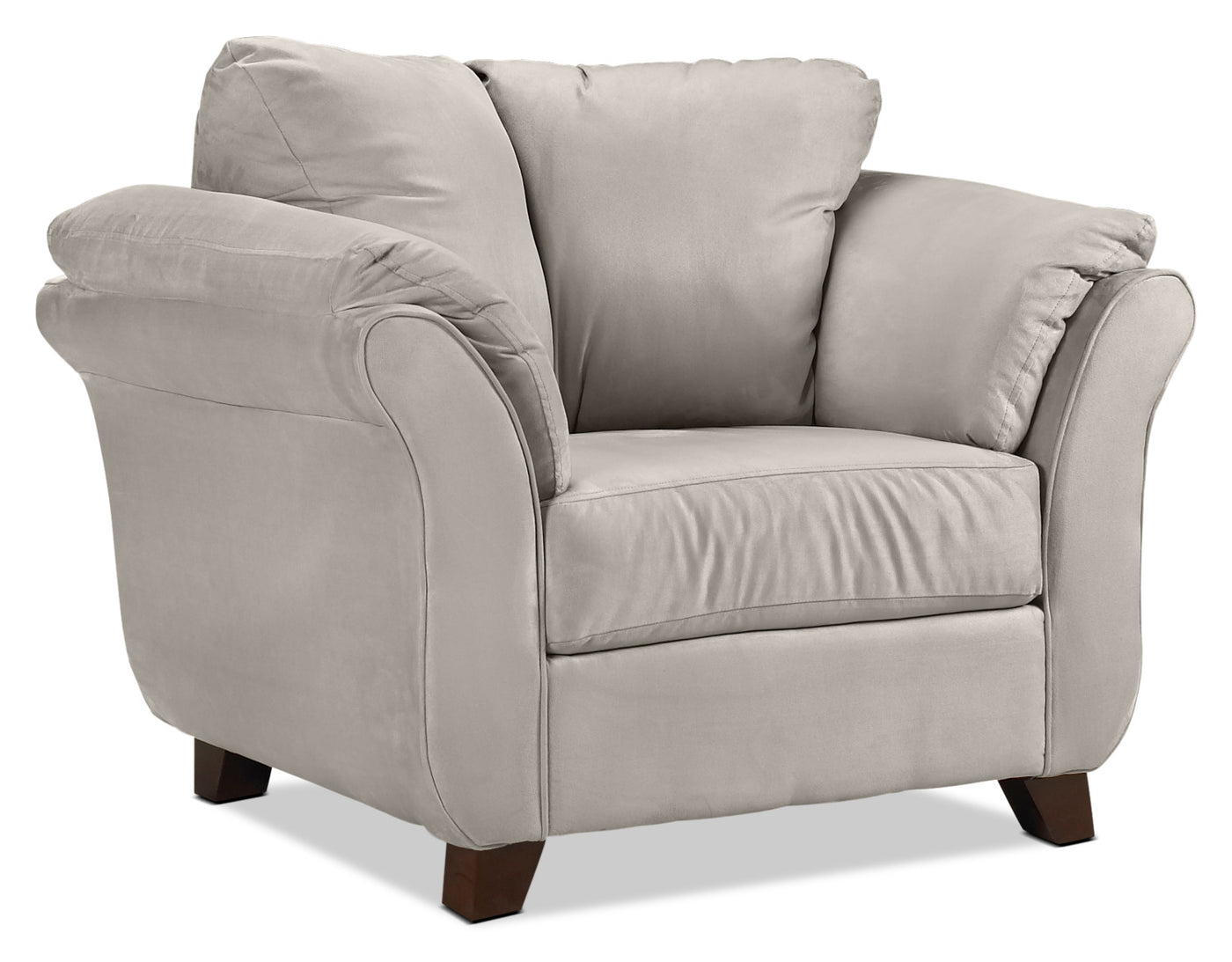 Collier Sofa, Loveseat and Chair Set - Light Grey