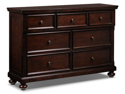 Chester 7 Drawer Dresser - Cherry