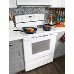 Amana White Freestanding Electric Range (4.8 Cu. Ft.) - YACR4303MFW