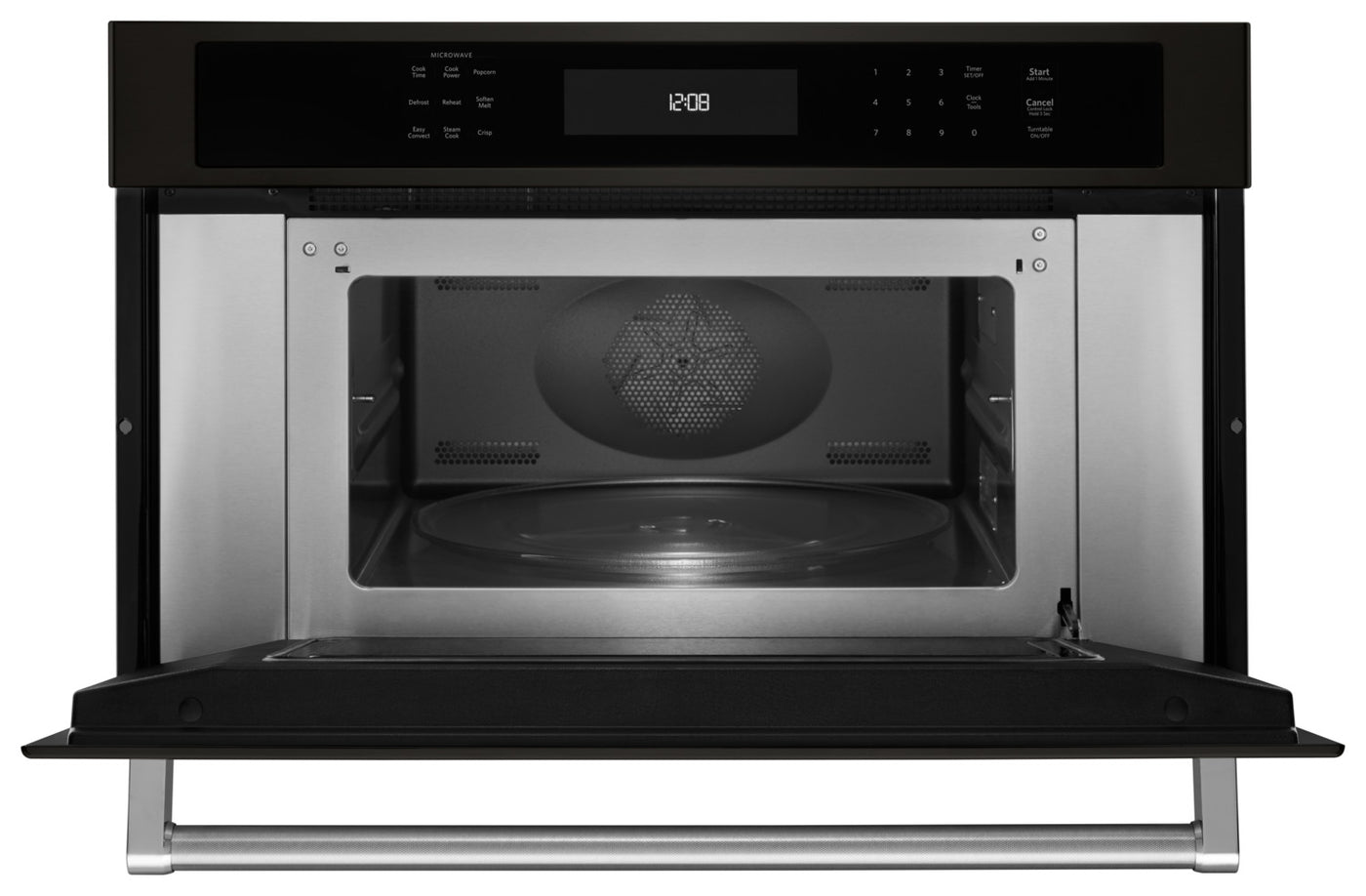 KitchenAid Black Stainless Steel Built-In Microwave (1.4 Cu. Ft.) - KMBP107EBS