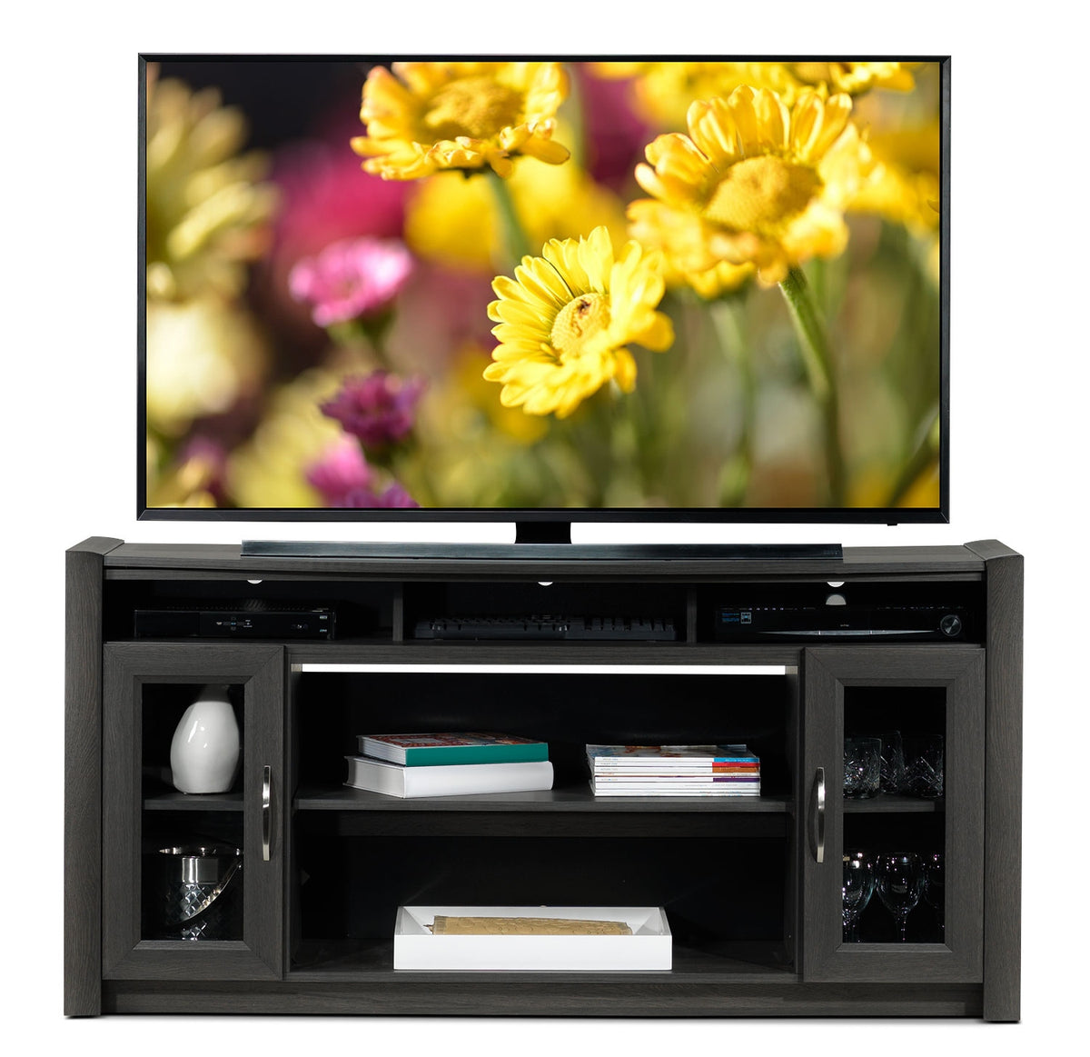 Gallagher TV Credenza - Grey