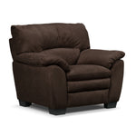 Kelleher Sofa, Loveseat and Chair Set - Walnut