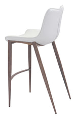 Teglberg Bar Height Stool - Greyish Brown/Walnut - Set of 2