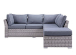 Mulvihill 4-Piece Modular Outdoor Conversation Set - Grey