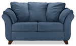 Collier Sofa, Loveseat and Chair Set - Cobalt Blue