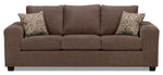 Fava Sofa, Loveseat and Chair Set - Light Brown
