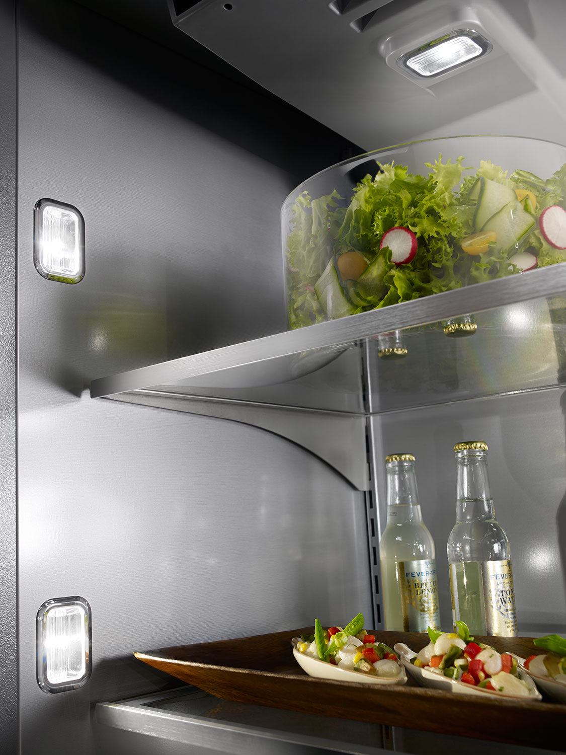 KitchenAid 35.5" 20.9 Cu. Ft. Stainless Steel Bottom-Freezer Refrigerator  - KBBR306ESS