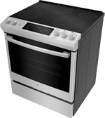 GE Stainless Steel Slide-In Electric True Convection Range (5.3 Cu. Ft.) - JCS840SMSS