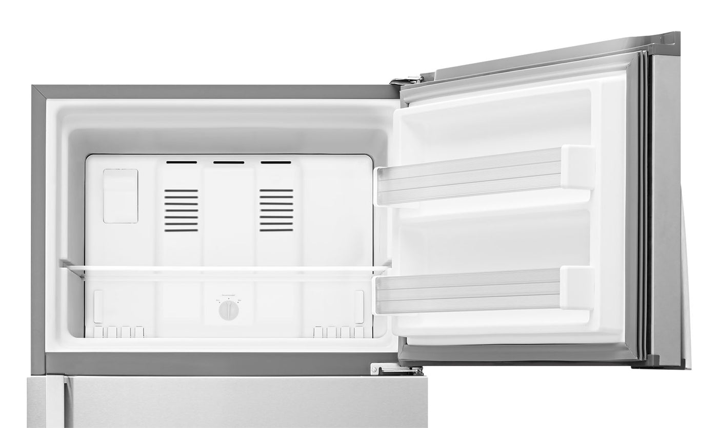 Whirlpool Monochromatic Stainless Steel Top-Freezer Refrigerator (19.2 Cu. Ft.) - WRT519SZDM