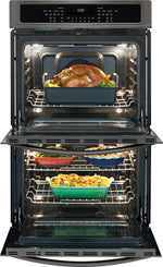 Frigidaire Gallery Black Stainless Steel True Convection Double Wall Oven (9.2 Cu. Ft.) - FGET3065PD