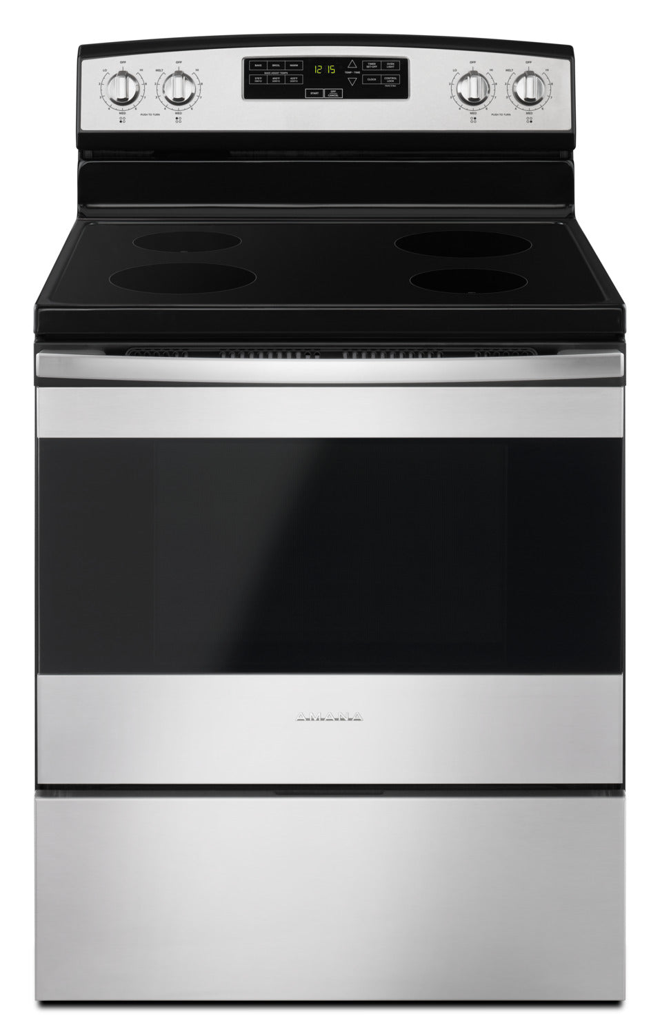 Amana Stainless Steel Freestanding Electric Range (4.8 Cu. Ft.) - YAER6303MFS