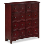 Ankara Accent Cabinet  - Red