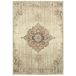 Pierce W072J2L Distressed Area Rug (6'7"X9'6")