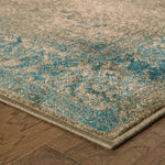 Pierce W1330EL Distressed Medallion Area Rug (9'10"X12'10")