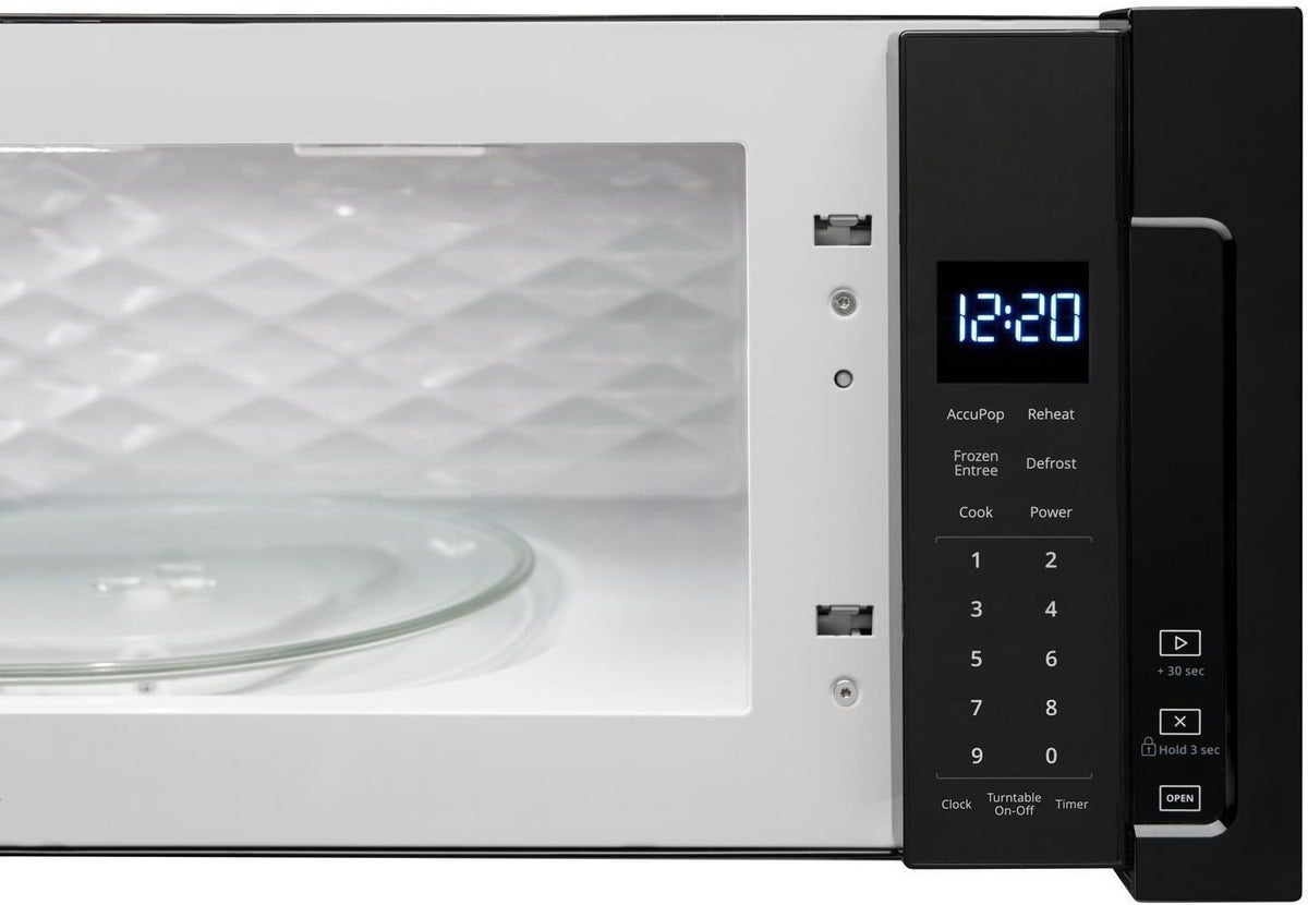 Whirlpool Black OvertheRange Microwave and Hood Combination (1.1 Cu