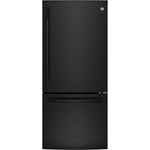 GE Black BOTTOM-FREEZER REFRIGERATOR (20.9 CU. FT.) - GBE21AGKBB