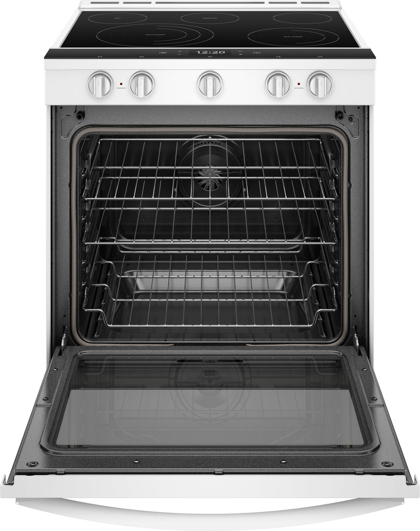 Whirlpool White SlideIn Electric True Convection Range (6.4 Cu. Ft