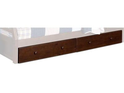 Starship Bunk Bed Drawers - Chocolate Cherry