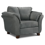 Collier Sofa, Loveseat and Chair Set - Dark Grey