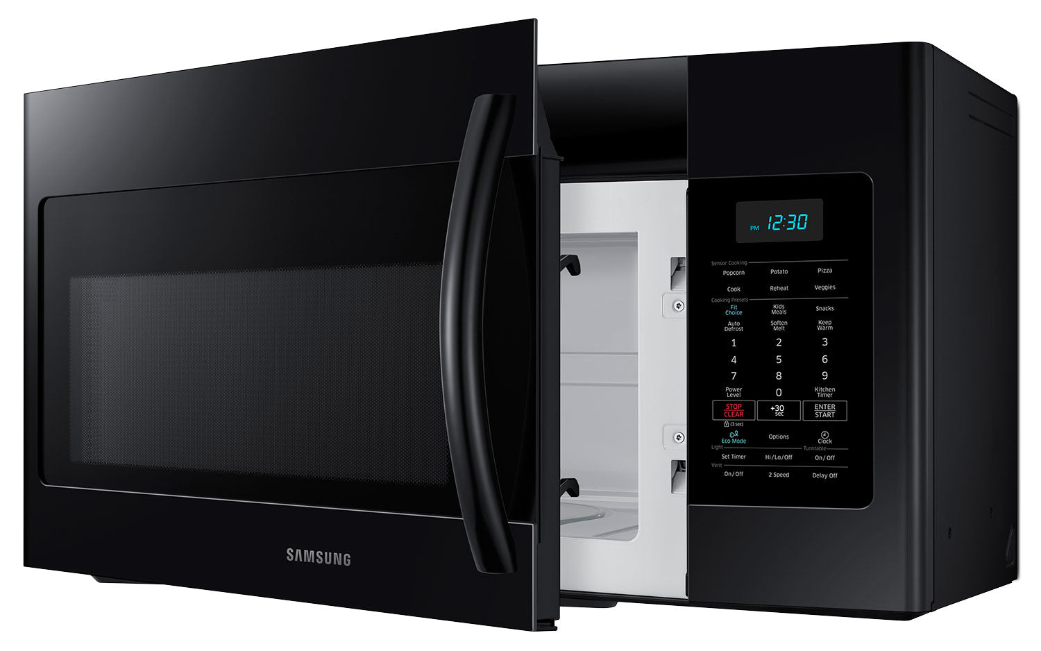 Samsung Black Over-the-Range Microwave (1.7 Cu. Ft.) - ME17H703SHB