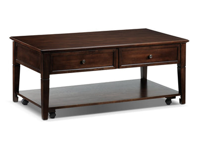Coventry 48" Lift-Top Coffee Table - Walnut