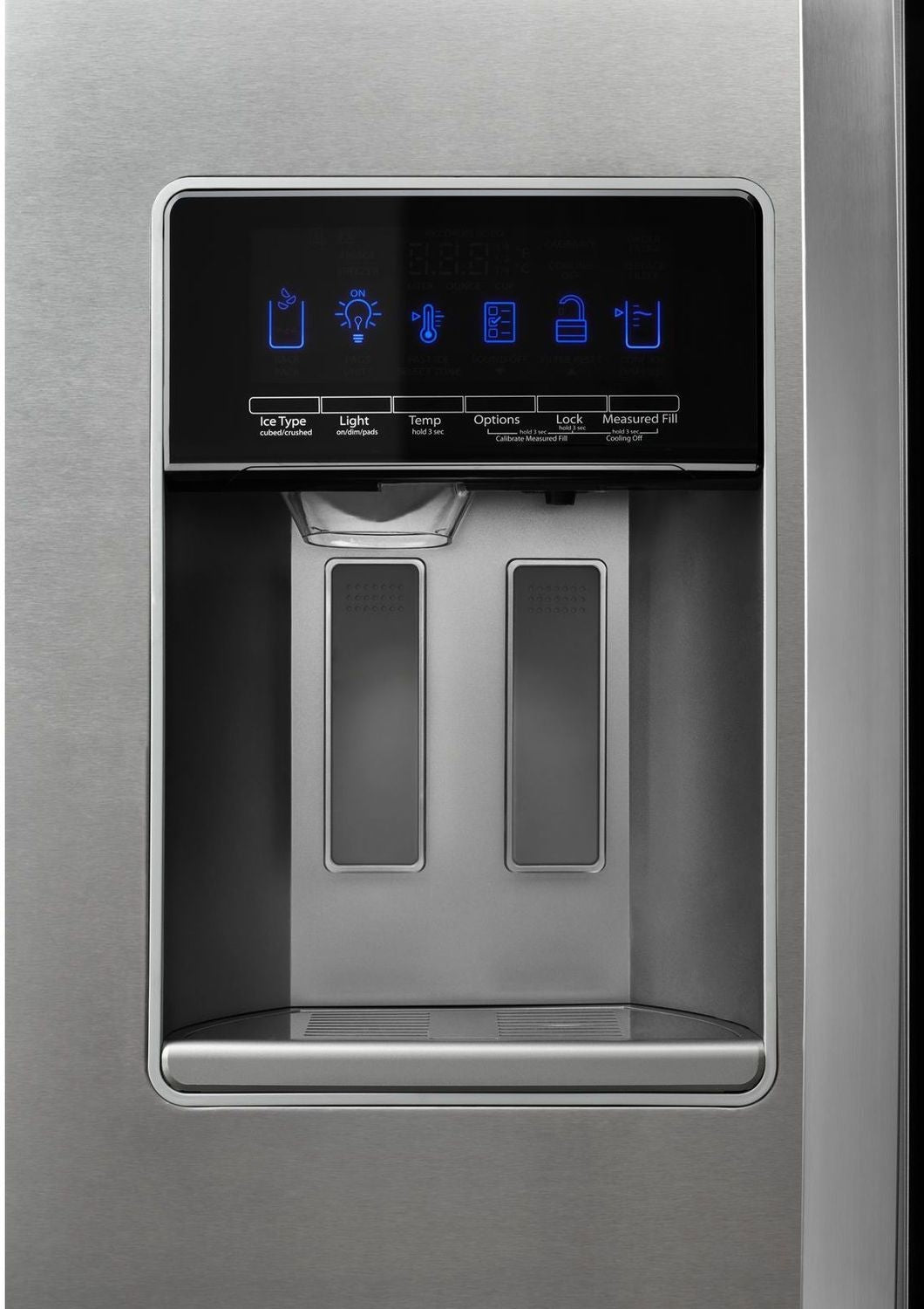 Whirlpool Stainless Steel Counter-Depth Side-by-Side Refrigerator (21 Cu. Ft.) - WRS571CIHZ