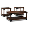 Wellington 46" Coffee Table with 2 End Tables - Walnut