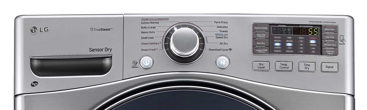 LG Appliances Graphite Steel Electric Dryer (7.4 Cu. Ft.) - DLEX3570V