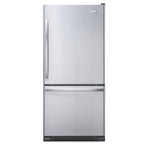 Whirlpool Stainless Steel Bottom-Freezer Refrigerator (19 Cu. Ft.) - WRB329RFBM
