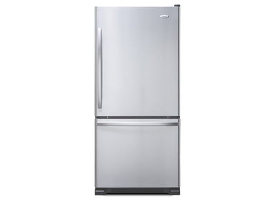 Whirlpool Stainless Steel Bottom-Freezer Refrigerator (19 Cu. Ft.) - WRB329RFBM