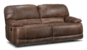 Durango Reclining Sofa - Saddle Brown