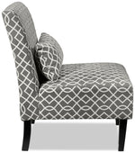 Santos Accent Chair - Grey Lattice