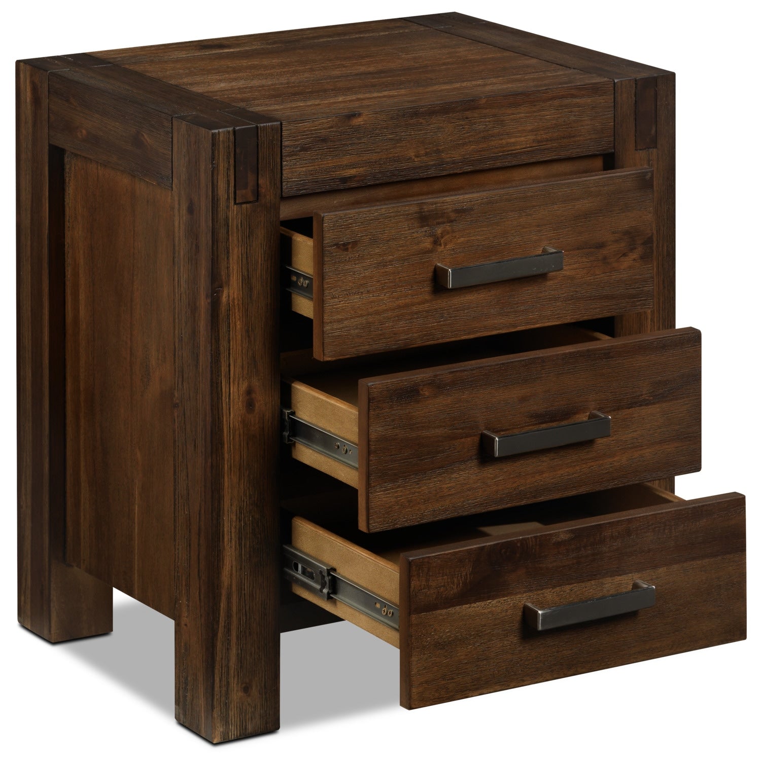Birmingham Night Table - Dark Oak | Leon's