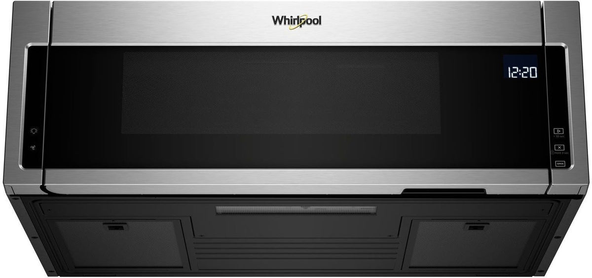 Whirlpool Stainless Steel OvertheRange Microwave and Hood Combination