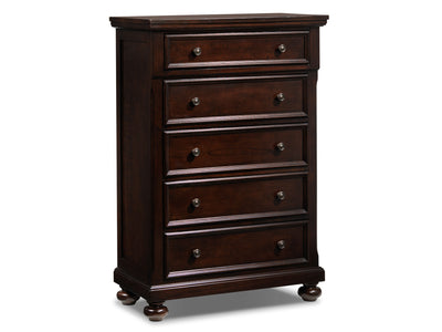 Chester 5 Drawer Chest - Cherry