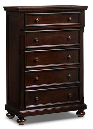 Chester 5 Drawer Chest - Cherry