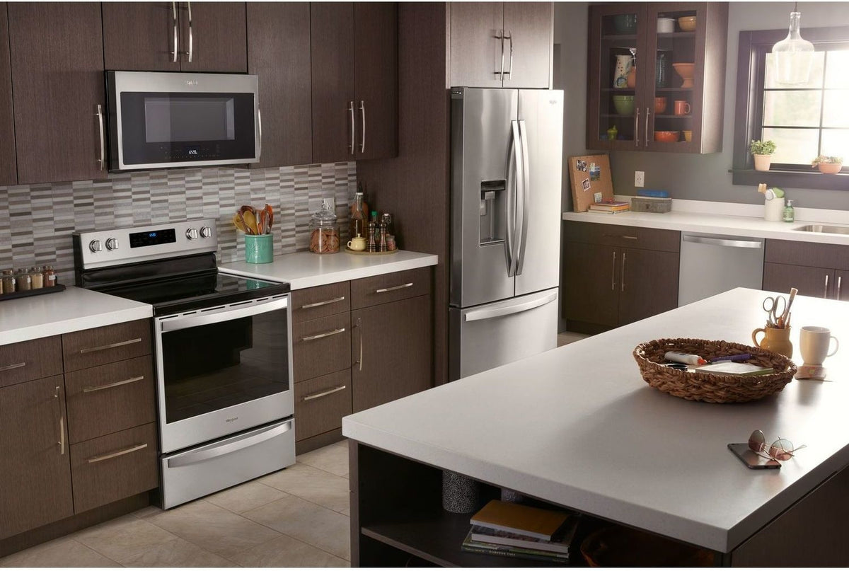 Whirlpool Stainless Steel Counter-Depth French Door Refrigerator (24 Cu. Ft.) - WRF954CIHZ