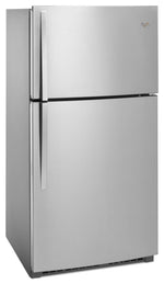 Whirlpool 33" 21.3 Cu. Ft. Stainless Steel Top-Freezer Refrigerator - WRT541SZDM
