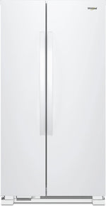 Whirlpool 33.13" 22 Cu. Ft. White Side-by-Side Refrigerator - WRS312SNHW