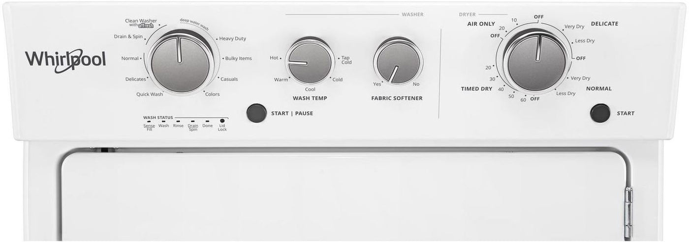 Whirlpool White Gas Laundry Centre - WGT4027HW